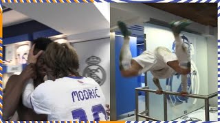 Modrić GOES CRAZY after WINNING against PSG  Champions League [upl. by Emelda]