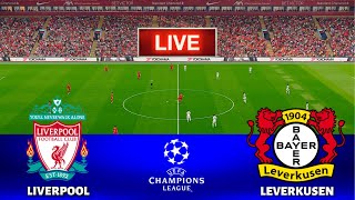 🔴LIVE  LIVERPOOL vs LEVERKUSEN  UEFA Champions League 2024  PES 21 Simulation [upl. by Carli869]