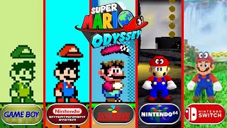 Super Mario Odyssey  Game Boy vs NES vs SNES vs N64 vs Switch [upl. by Stafani]