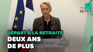 Réforme des retraites 2023  l’âge légal de départ à la retraite décalé à 64 ans [upl. by Cyndy159]