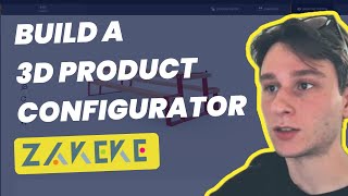 How to build a 3D product configurator for eCommerce with Zakeke [upl. by Annaihr]