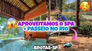 AREIA QUE CANTA EM BROTASSP VALE A PENA  APROVEITAMOS O SPA  PASSEIO DE BÓIA DIA INCRÍVEL [upl. by Lazor]