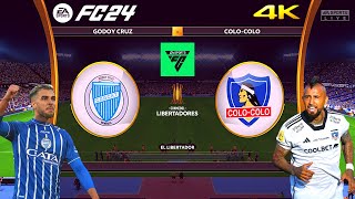 Godoy Cruz Vs Colo Colo  Copa Libertadores FC 24 Next Gen PS5 Series X 4k [upl. by Latoya]