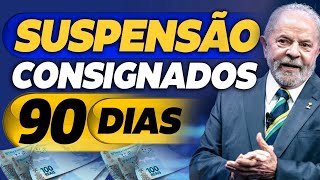 INSS GOVERNO SURPREENDE e APROVA SUSPENSÃO dos CONSIGNADOS por 90 dias para TODOS [upl. by Alicec]