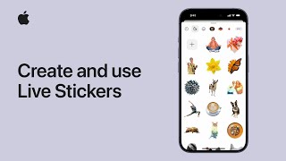 How to create and use Live Stickers on your iPhone  Apple Support [upl. by Hunger]