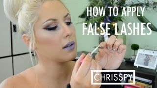 How To Apply False Lashes in 5 Steps [upl. by Kenton413]