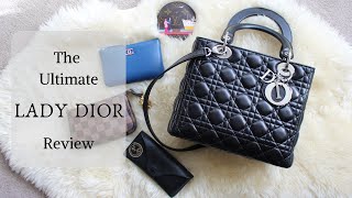 The Lady Dior Bag Review Everything You Need To Know  Comparison To Birkin 25 [upl. by Yla]