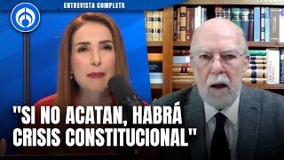 Alcántara Carrancá desencantado de la reacción de la presidenta [upl. by Haya]