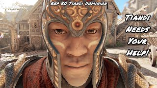 TIANDI NEEDS YOUR HELP Rep 80 Tiandi Dominion  For Honor [upl. by Kciredes]