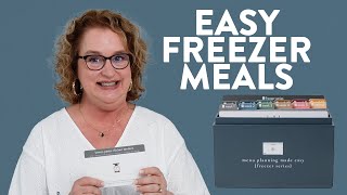 5 Fast FREEZER MEALS  Menu Planning Made Easy [upl. by Lednahs]