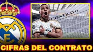 LAS CIFRAS DEL CONTRATO DE MBAPPÉ CON EL MADRID SUELDO AÑOS Y CLÁUSULA DE RESCISIÓN [upl. by Tolecnal]