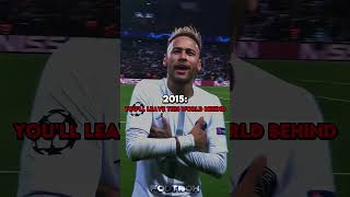 2024 Vs 2015 ☠️ Fotball foryou messi shakib neymar ronaldo barcelona realmadrid shorts fyp [upl. by Anwahsar]