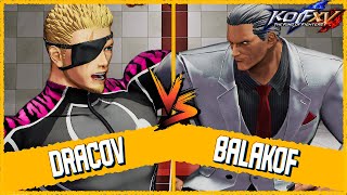 KOF XV ⚡ dracov RamonBillyMeitenkun vs BALAkof GeeseIoriOChris ⚡ Steam Replay Match ⚡ [upl. by Peih]