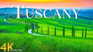 Tuscany Italy 4K Ultra HD  Stunning Footage Tuscany Scenic Relaxation Film with Calming Music [upl. by Neva]