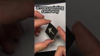 Drawing Arrows flipping trick card but why Try it kids kidsfun tricks kidsvideo [upl. by Wes]