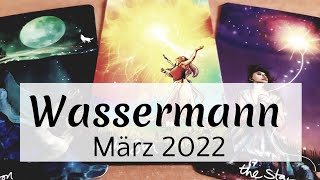 ♒WASSERMANN  März 2022  Du gehst den Weg der Fülle und Liebe Tarot [upl. by Eibo]