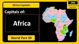 39Countries and Capitals of Africa Complete The Ultimate Guide to Africas Countries and Capitals [upl. by Denie]