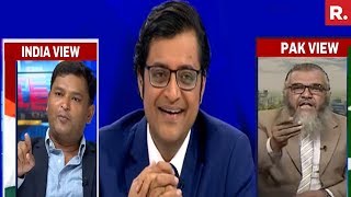 Major Gaurav Arya Vs Pakistans Col Shafqat Saeed  The Debate With Arnab Goswami [upl. by Aoh553]