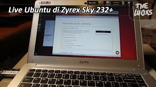 Live USB Ubuntu 1710 Bisa Jalan Di Laptop Zyrex Sky 232 Plus Menggunakan isorespinsh [upl. by Llemhar762]