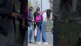 Funny Ignoring Prank on Girls prankshorts bhasadpranks funnyshorts [upl. by Mignon898]