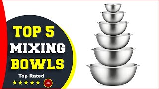 ✅ Top 5 Best Mixing Bowl Sets On Amazon 2023 Tested amp Reviewed [upl. by Cacilia]