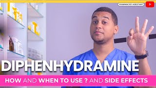 Diphenhydramine How to Use It amp 3 Common Side Effects [upl. by Yllime]