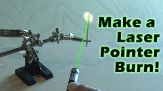 Make a Laser Pointer Burn [upl. by Ociral]