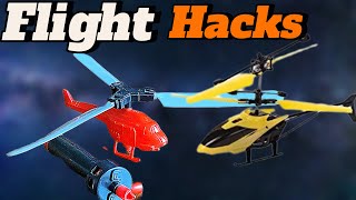 Pull String Helicopter Dc Motor Helicopter With Robot Helicopter Flying Science Project [upl. by Reuven]