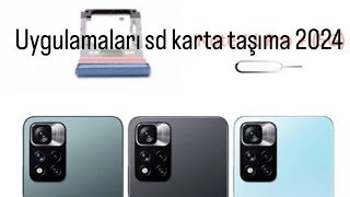 Uygulamaları sd karta aktarma xiaomi oppo yeni 2024 [upl. by Ydarb]