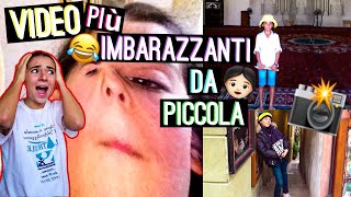 Reazione ai video più imbarazzanti di quando ero piccola👧🏻 LO Divertente😂 [upl. by Ligetti27]