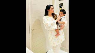 Minal khan enjoying birthday dinner with baby nd family short viralvideo [upl. by Aribold830]