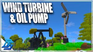 WIND TURBINE OIL PUMP AND TONS OF POLLUTION  ECO Global Survival  Pt6 [upl. by Manaker502]