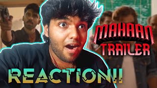 Mahaan Official Trailer  REACTION  Vikram  Dhruv Vikram  Simha  Simran  Feb10  Amazon Prime [upl. by Wendelina913]