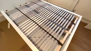 IKEA Malm Double Bed with lonset slats built by PP Flatpack Youtuber [upl. by Joao666]