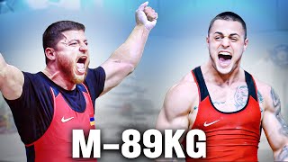 M89kg European Weightlifting Championships 2023 [upl. by Sidalg]