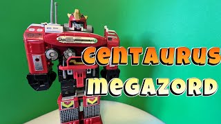 Retro Toy Review CENTAURUS Megazord Power Rangers Lost Galaxy [upl. by Fiden]