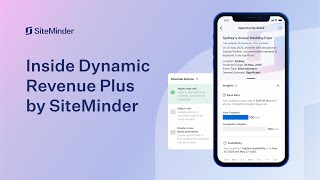 Inside Dynamic Revenue Plus by SiteMinder [upl. by Lamiv]