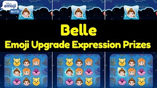 Belle Emoji Upgrade Expression Prizes  Disney Emoji Blitz [upl. by Henryetta]