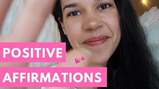 ASMR Positive Affirmations 💕 You Are Loved 💕 Gentle Whispers amp Lens Tapping [upl. by Daub]