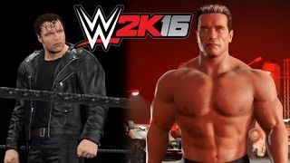 WWE 2K16 The Terminator vs Dean Ambrose [upl. by Alban]