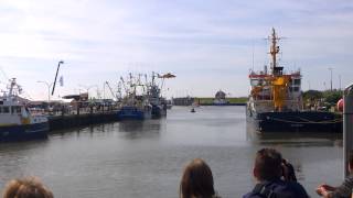 Rettungsübung Helikopter zur Kutterregatta 2015 in Büsum [upl. by Elrak]