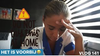 HET IS VOORBIJ😭 amp EEN VOEDSELGEVECHT WAT HELEMAAL UIT DE HAND LOOPT😱🍕  VLOG 141 [upl. by Barnard]