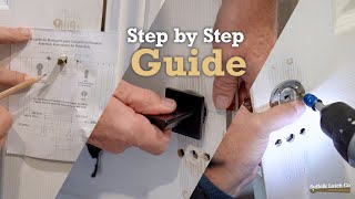 How to Fit Bolt Through Door Handle  StepbyStep Guide [upl. by Amr]