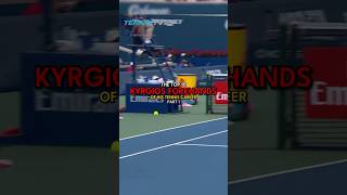 Top 10 kyrgios forehands in Tennis  Part 1 [upl. by Orvil]