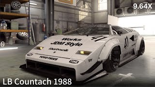 CSR2 LB Countach 1988 • tune amp shift pattern • 9647 [upl. by Nicolea]