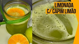 Como fazer Limonada com Capim Limão capim cidreira capim santo [upl. by Lebaron1]