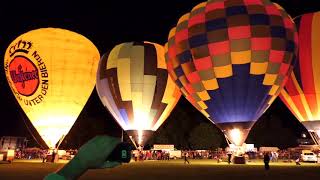 The Strathaven Balloon Festival full Evening Glow 2018 [upl. by Gnuy694]