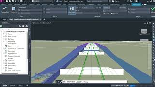 Civil 3D Tutorial CH14 Drive Through Corridor Use drive tools in civil 3d Analyze Pannel [upl. by Dardani479]