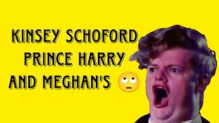 kinsey schoford on harry and meghans royal love princeharry princewilliam ytshort viral royal [upl. by Iatnwahs]