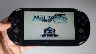 Malicious Rebirth  PS Vita Slim handheld gameplay [upl. by Seko]